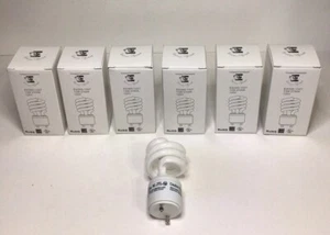 Energy Efficient Compact Fluorescent Bulb 13 Watt 2700K 120V EG300 1327 Set Of 6 - Picture 1 of 18