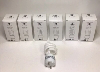 Energy Efficient Compact Fluorescent Bulb 13 Watt 2700K 120V EG300 1327 Set Of 6 - Image 1 of 4