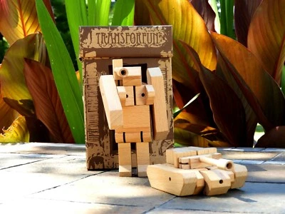 WooBot - Wooden Robot Transforms into a Tank - Image 1 of 4