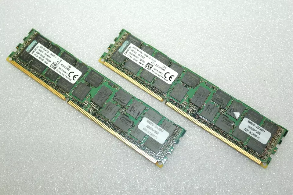 Kingston 32GB (2X16GB) PC3-10600 DDR3 ECC Server Memory Ram KTD-PE313LV/16G - Image 1 of 1