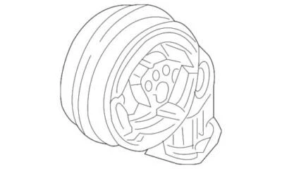 Genuine GM 2008-2009 Chevrolet Cobalt Rear SS Manual Transmission Mount 15945572 - Image 1 of 2