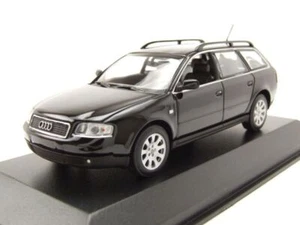 Audi A6 Avant Familiare 1997 Nero Modellino Auto 1:43 Maxichamps - Foto 1 di 9
