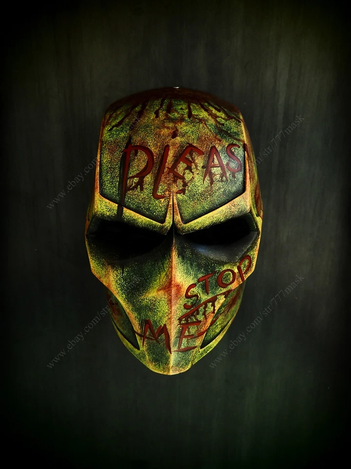 Máscara de Airsoft Personalizada Cara Completa Protectora Pistola BB Disfraz de Halloween Juegos con disfraces A01 Foto 1 de 4