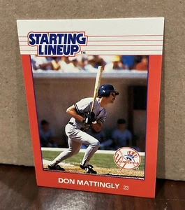 Tarjeta de alineación inicial Kenner de Don Mattingly 1988 - Yankees de Nueva York - Imagen 1 de 2