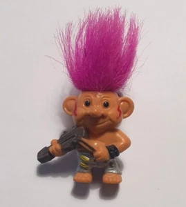 TROLL DOLL old plastic figure brand Weetos (h. about 1.40 ") b - Picture 1 of 2