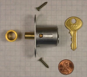 CORBIN #02291-1.125"-US26D-KEY#4T14716 SCHIEBETÜRSCHLOSS, GLEICHSCHLIESSEND - Bild 1 von 6