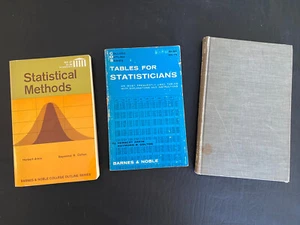 Statistical Analysis Optimization of Systems, Statistical methods, Tables Stats - Picture 1 of 7