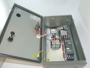 Motor & Pump Control Panel 15 HP 480V N4/12 ABB Breaker Disconnect ELO CPT HOA - Picture 1 of 1