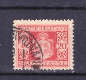 FRANCOBOLLI Italia Luogotenenza 1945 Segnatasse 20 Lire SAS96 FX1 - Picture 1 of 1