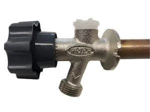 Prier Products 1/2"x12" Latón MPTxSWT Media Vuelta Libre de Escarcha Anti-Sifón Silcock - Imagen 1 de 8