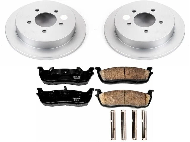 Kit de pastillas de freno trasero y rotor para Lincoln Navigator 2001 JJ893GH 2000-2002 Foto 1 de 1