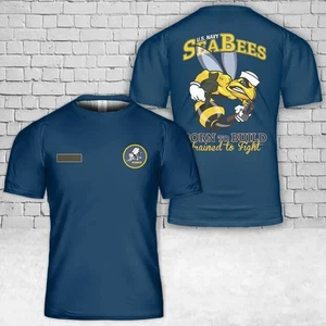 Custom Name US Navy SEABEES Born to Build, Trained to Fight! T-Shirt 3D - Picture 1 of 2