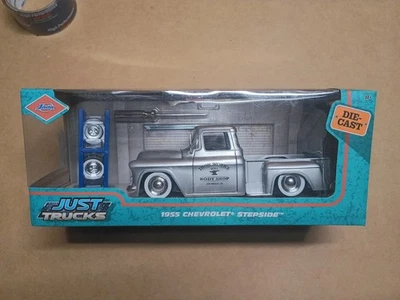 🇺🇸Jada Just Trucks 1955 Chevy Stepside Iron Works Body Shop 1/24th🇺🇸 - Image 1 of 4
