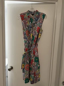 Talbots. Helles Sommerkleid mit Blumenmuster. Damen. Gr. 12. - Bild 1 von 6