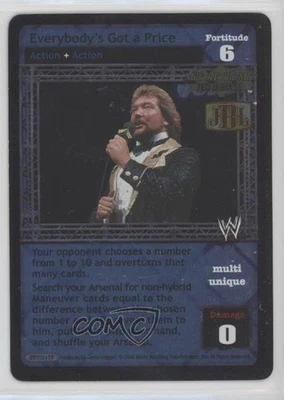 2006 WWE Raw Deal Trading Card Game Expansion 19: No Way Out #89/172V19 - Image 1 of 2