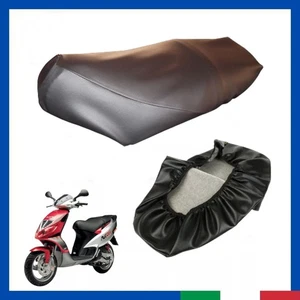 Coprisella Sella per PIAGGIO NRG MC2 MC3 EXTREME 50cc Biposto Ecopelle Sky Nero - Imagen 1 de 7