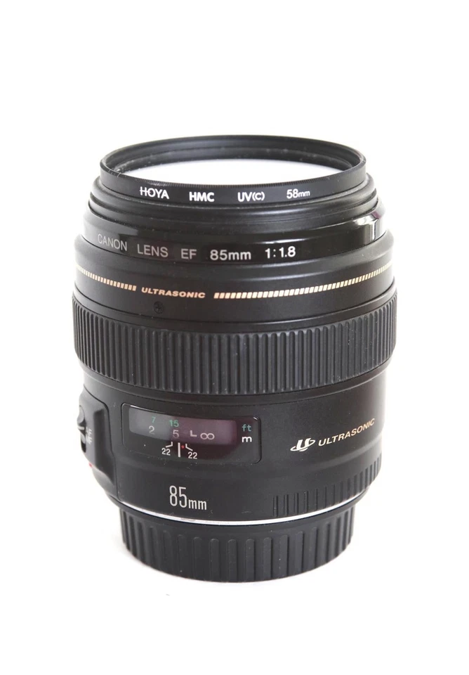 Canon EF 85mm f/1.8 USM Ultrasonic lens EXCELLENT CONDITION   - Image 1 of 1
