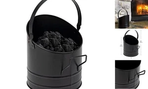 Secchio Cenere Camino, Capacità 6L (1,5 Gal), Stufa a Legna, Camino Grande - Foto 1 di 7