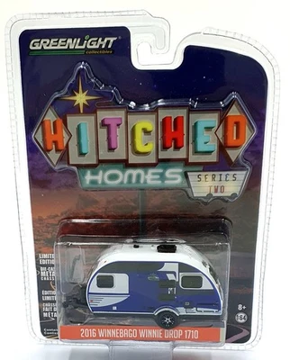 Greenlight 1/64 Scale 34020-D - 2016 Winnebago Winnie Drop 1710 - Blue - Image 1 of 4