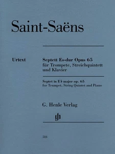 Saint-Saens Septet in E-flat Major Op 65 Chamber Sheet Music Henle Urtext Book - Picture 1 of 1