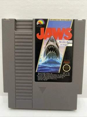 Jaws For Nes Cleaned & Tested. (Nintendo Entertainment System, 1987) - Image 1 of 4