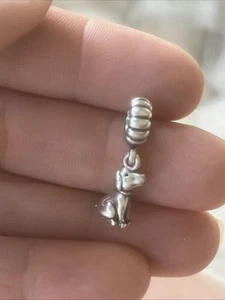 Pandora Charm Dog 925 Sterling Silver Jewelry Pendant ALE Animal Good Boy - Picture 1 of 6