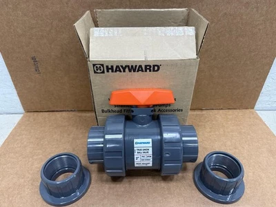Hayward TB1200STE 2" PVC TB Valve Socket/Threaded EPDM, INDELCO - Image 1 of 4