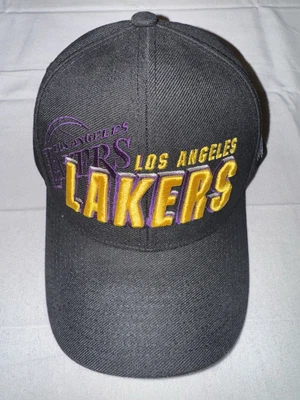 Los Angeles Lakers Mitchell & Ness Snapback Hat - Draft Edition - Used Worn Once - Image 1 of 4