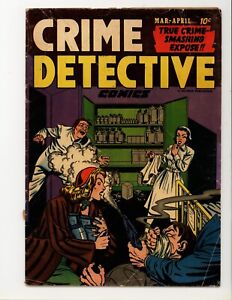 Crime Detective Comics v3 #1 G/VG Hillman Periodicals Inc. 1952