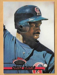 CHILI DAVIS ANGELS #611 - TOPPS STADIUM CLUB CASI NUEVO-COMO NUEVO 1993 - Imagen 1 de 2