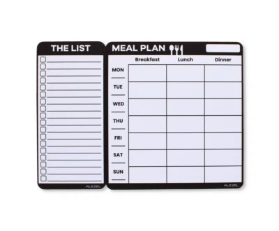 60 Sheets Magnetic Fridge Big Weekly Meal Planner 1 Year+ Planning 18cm x 25cm - Image 1 of 4