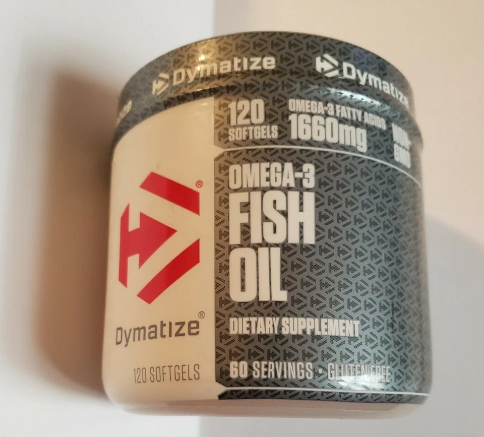 Aceite de pescado Dymatize OMEGA-3 120 cápsulas blandas Foto 1 de 4
