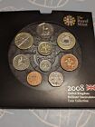 2008 UK Royal Mint Brilliant Uncirculated Annual Coin Set
