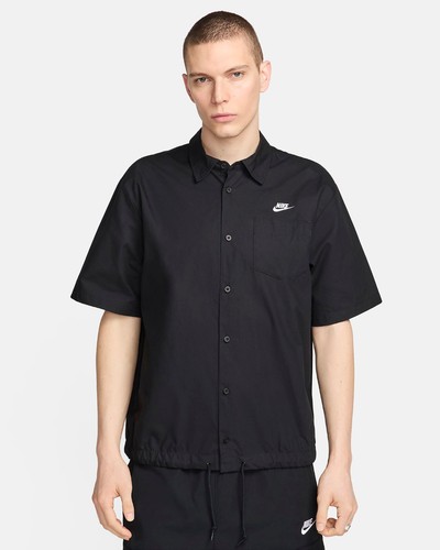 CAMICIA A MANICHE CORTE NIKE CLUB OXFORD UOMO CON BOTTONI PICCOLA