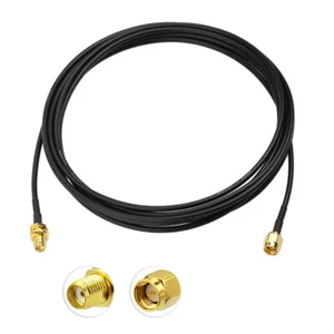 SMA MALE to FEMALE PIGTAIL FLY LEAD EXTENSION CABLE for Router 4G LTE GPS/WiFi - Picture 1 of 15