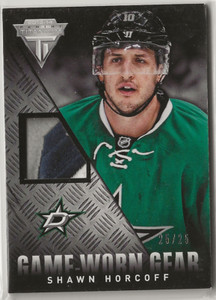 2013-14 Panini Titanium Game-Worn Gear Patch /25 Shawn Horcoff #GG-SH Patch