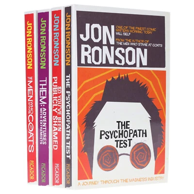 Jon Ronson 4 Books Collection Set - Non-Fiction - Paperback - Image 1 of 4