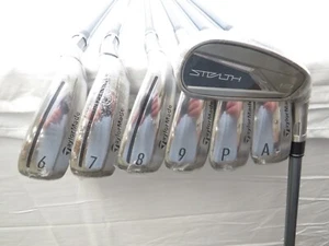 NEW TaylorMade Stealth HD Iron Set 5-AW Speeder NX 60g Stiff Flex Graphite** - Picture 1 of 8