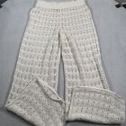 Abercrombie & Fitch Pants Womens Medium White Crochet Cover Up