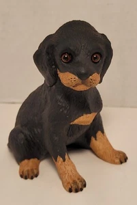 Lefton Black Labrador Dog Figurine Collectible 1985 - Picture 1 of 6