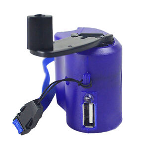 Hand Power Dynamo Hand Crank USB Emergency Charger Gadget for Mobile Phone PDA+