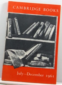 Cambridge Books July - December 1961 vintage book cataloge all categories PB - Picture 1 of 13