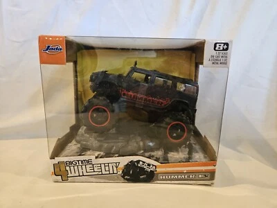 1/32 JADA BIGTIME 4 WHEELIN Black HUMMER H2 DIE-CAST ***BRAND NEW & RARE*** - Image 1 of 4