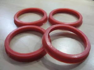 Set of (4) Hub Center Rings Centric Rings 58.5mm to 72.6mm #M101DA - Bild 1 von 2