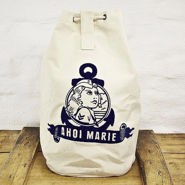 Seesack Ahoi Marie "Marie" , handgemachtes Souvenir aus Hamburg - Bild 1 von 1