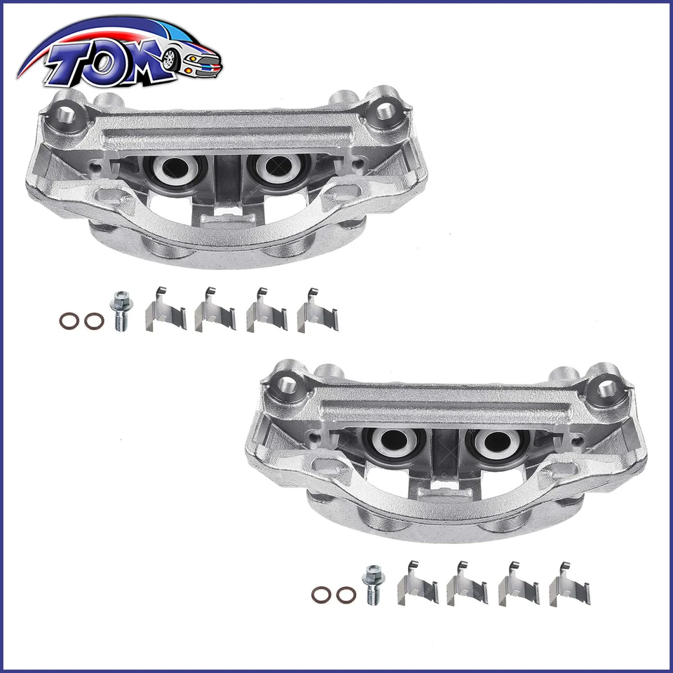 Pair 2 Rear Brake Calipers w/ Bracket for 2011-2019 Chevy Silverado 2500 HD 6.6L — 第 1/4 张图片