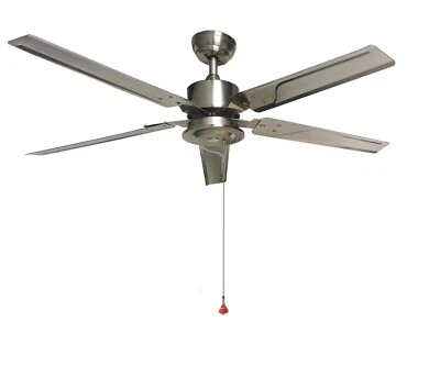 52" DC motor ceiling fan stainless steel Low Voltage 12V-18V for porches patios - Image 1 of 4