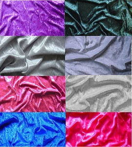Terciopelo (€8/m2) Terciopelo de choque 0,3 m muchos colores 145 cm de ancho - Imagen 1 de 12