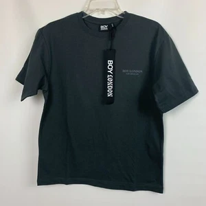 Boy London T-Shirt Charcoal Los Angeles Street Names Crewneck Cotton Size XS NEW - Picture 1 of 5
