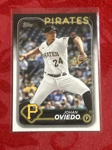 Johan Oviedo 2024 Topps #65 Pittsburgh Pirates - Picture 1 of 7